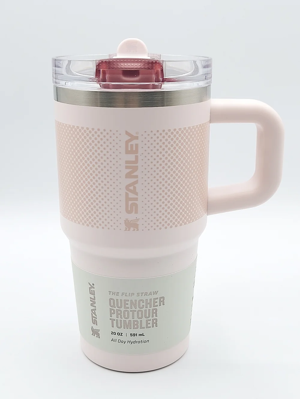 Stanley Rose Quartz Quencher ProTour Flip Straw Tumbler 20oz